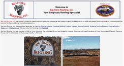 Desktop Screenshot of bighornroofing.com